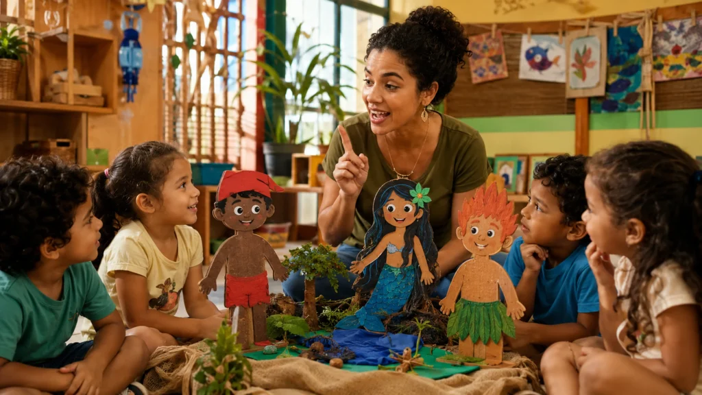 objetivo de trabalhar folclore na educação infantil