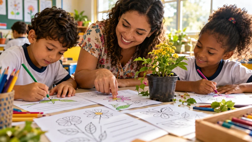 atividades sobre a primavera para imprimir