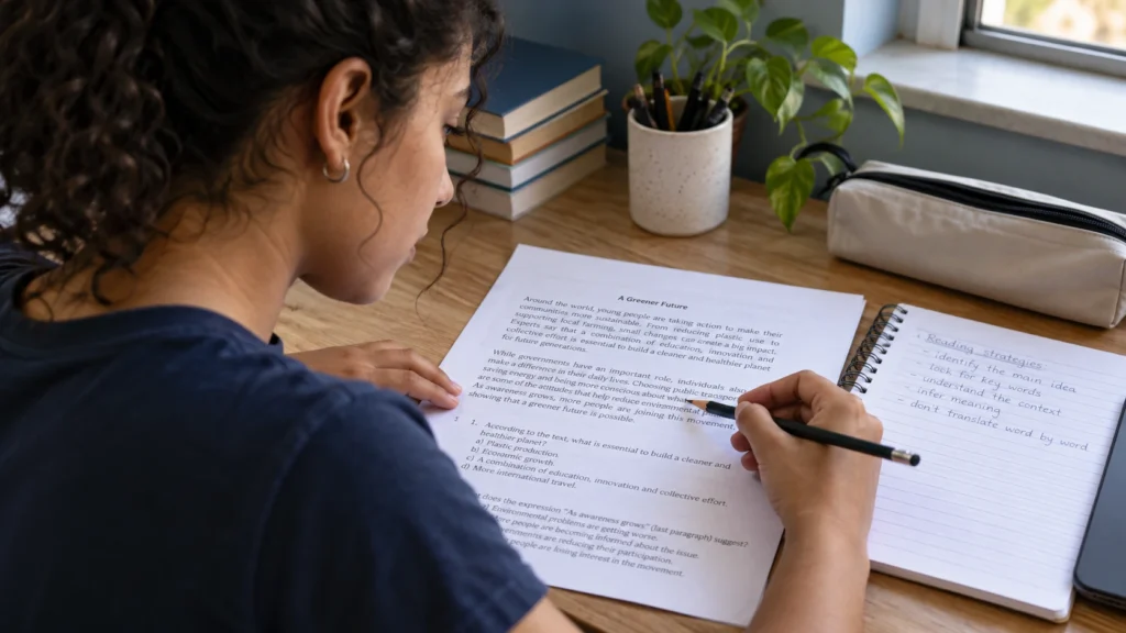 Para aprender como interpretar textos em inglês no Enem, o caminho é combinar vocabulário, leitura do contexto e atenção ao comando da questão.